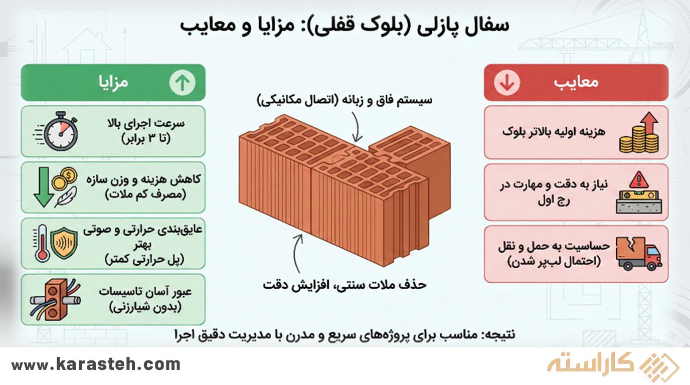معایب و چالش‌های استفاده از سفال پازلی